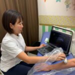 【葛飾区金町のやぎはし整体院】腹直筋離開の超音波エコー検査