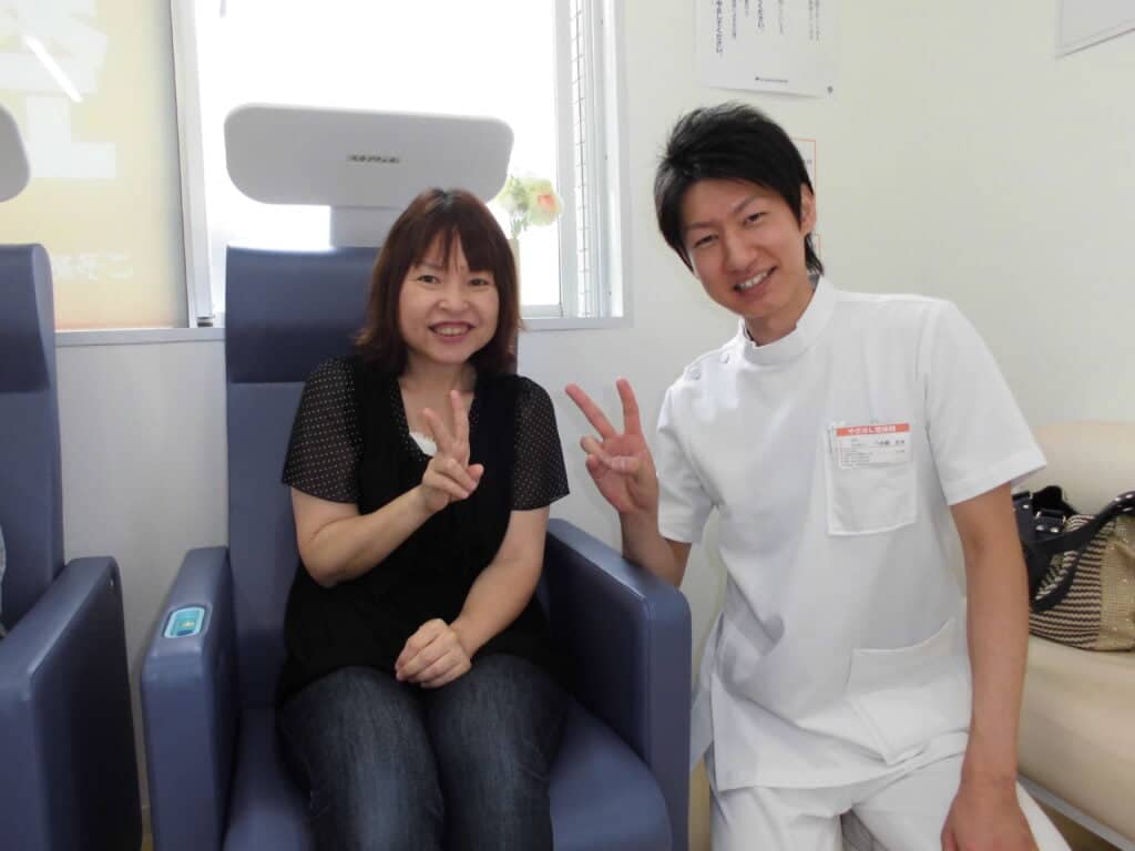 患者様との写真