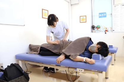 施術の様子
