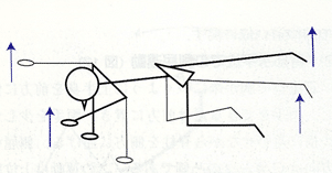 下肢交互拳上運動