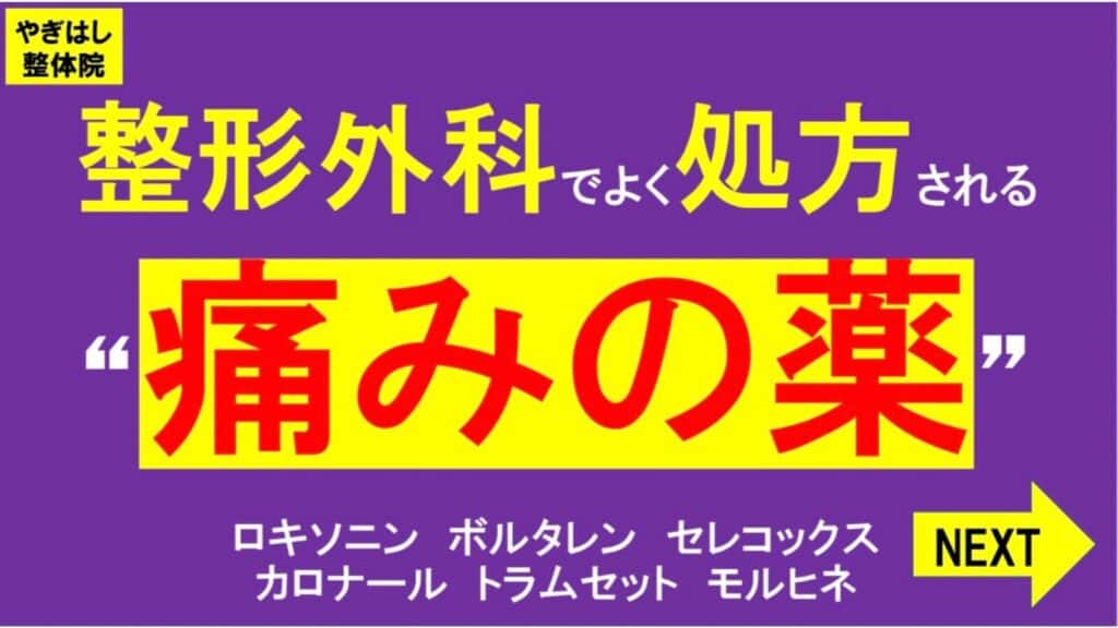 痛みの治療薬