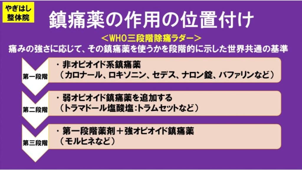 痛みの治療薬３