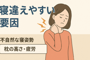 【葛飾区金町のやぎはし整体院】寝違えやすい人の特徴と原因を首痛専門整体院が解説