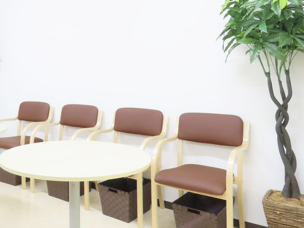 やぎはし整体院 金町店の待合室